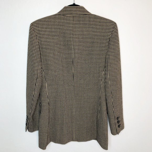 Vintage Laurel Escada Houndstooth Blazer size 36 - Picture 3 of 10